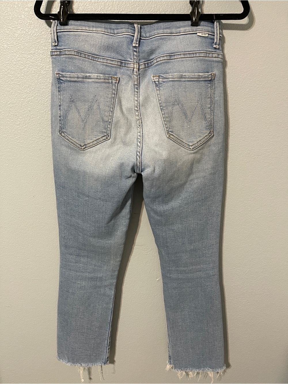 MOTHER Jeans The Insider Crop Step Fray Straight Leg Mid Rise Casual Size 29 - Picture 4 of 14
